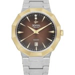 Jovial Brun/Stål 42 mm 1515GTMQ10D