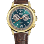 Jovial Grön/Läder 42 mm 9180GGLC39E