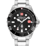 SWISS MILITARY Svart/Stål 44 mm SMWGH2200301