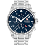 SWISS MILITARY Blå/Stål 43 mm SMWGI0000403
