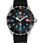 SWISS MILITARY Svart/Gummi 44 mm SMWGN2200303