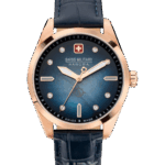 SWISS MILITARY Blå/Läder 37 mm SMWLA2100820