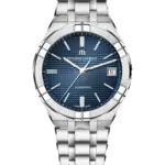 Maurice Lacroix Aikon Automatisk Blå/Stål 39 mm AI6007-SS00F-430-C