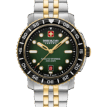 SWISS MILITARY Black Marlin Grön/Stål 44 mm SMWGH0001761