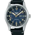 SEIKO Sports 5 Automatisk Blå/Läder 39.4 mm SRPG39K1