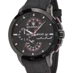 Maserati herrklocka Chronograph Svart/Läder 45 mm R8871619003