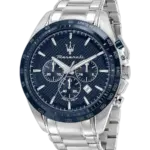 Maserati herrklocka Traguardo Blå/Stål 45 mm R8873612043