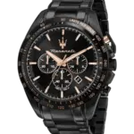 Maserati herrklocka Traguardo Svart/Stål 45 mm R8873612048