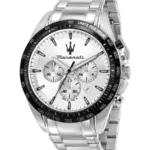 Maserati herrklocka Traguardo Silverfärgad/Stål 45 mm R8873612049