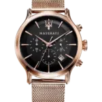 Maserati herrklocka Epoca Svart/Roséguld 42 mm R8873618005