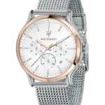 Maserati herrklocka Epoca Vit/Stål 42 mm R8873618009