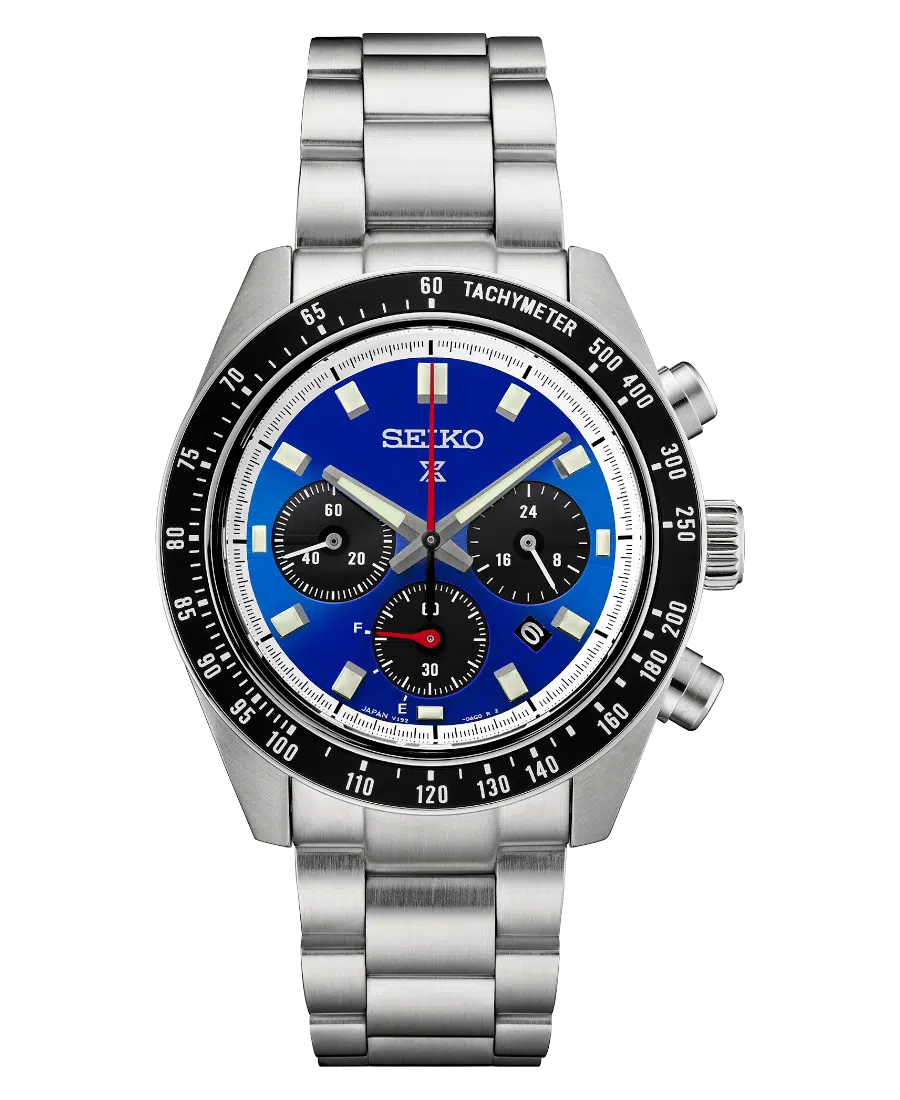 Seiko Prospex Speedtimer Blå/Stål 41.4 mm SSC931 Seiko Prospex Speedtimer Blå/Stål 41.4 mm SSC931