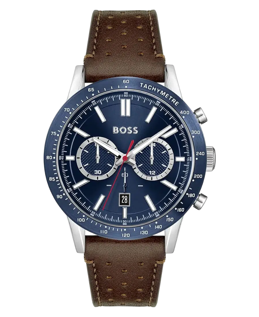 Hugo Boss Allure Blå/Läder 44 mm 1513921 Hugo Boss Allure Blå/Läder 44 mm 1513921