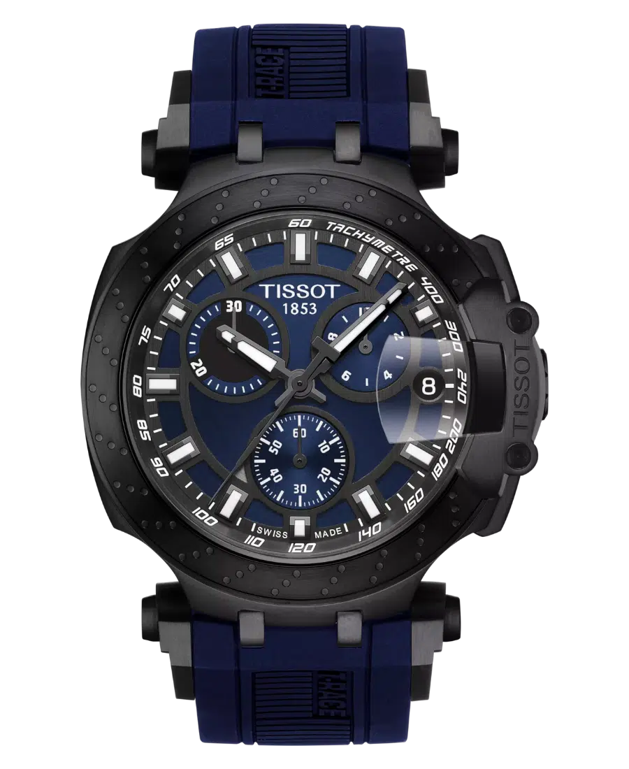 Tissot T-Race Blå/Gummi 43 mm T115.417.37.041.00 Tissot T-Race Blå/Gummi 43 mm T115.417.37.041.00