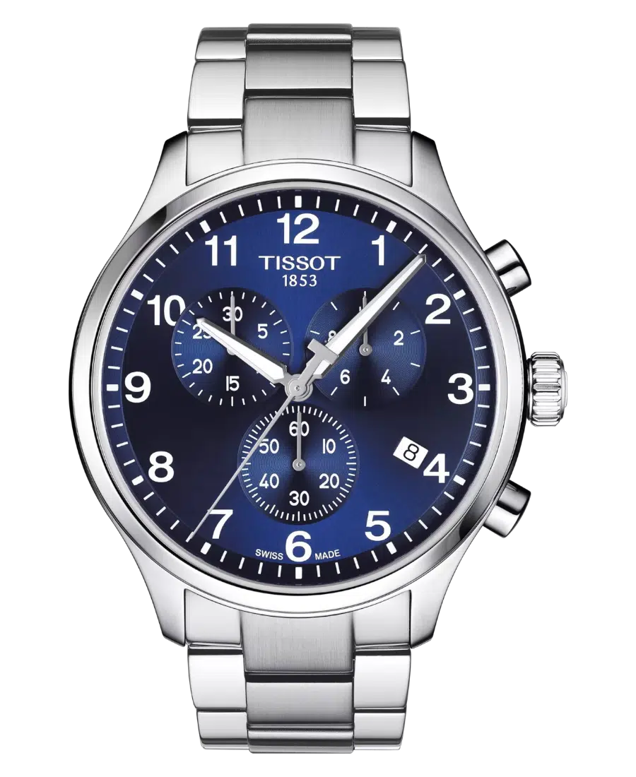 Tissot Chrono XL Classic Blå/Stål 45 mm T116.617.11.047.00 Tissot Chrono XL Classic Blå/Stål 45 mm T116.617.11.047.00