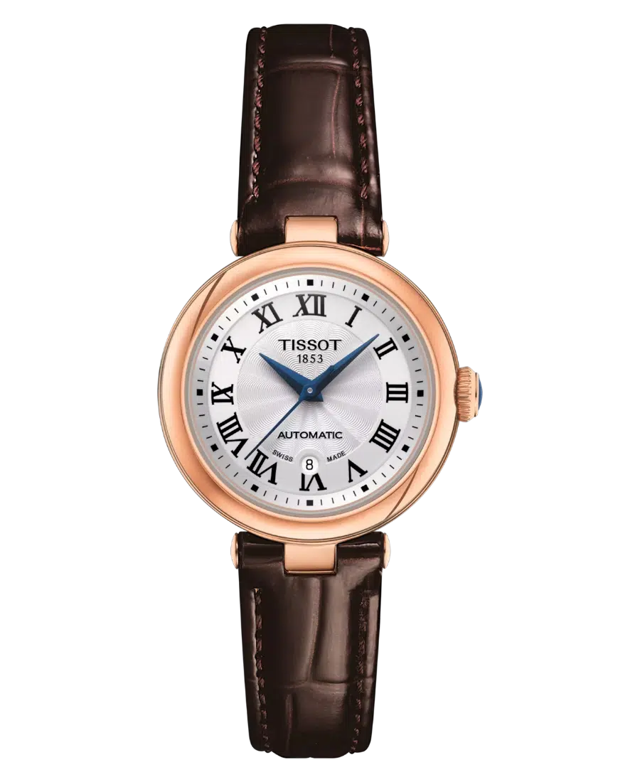 Tissot Bellissima Automat Silverfärgad/Läder 29 mm T126.207.36.013.00 Tissot Bellissima Automat Silverfärgad/Läder 29 mm T126.207.36.013.00