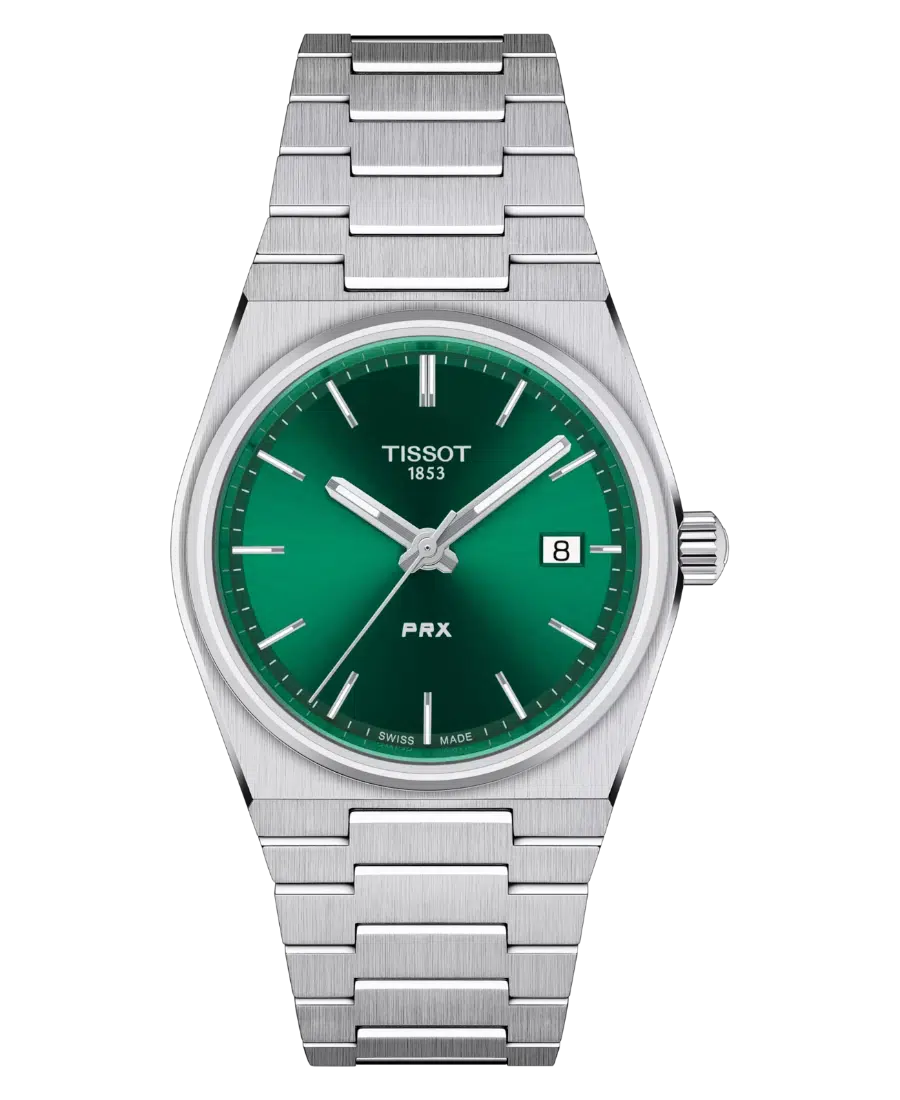Tissot PRX Grön/Stål 35 mm T137.210.11.081.00 Tissot PRX Grön/Stål 35 mm T137.210.11.081.00