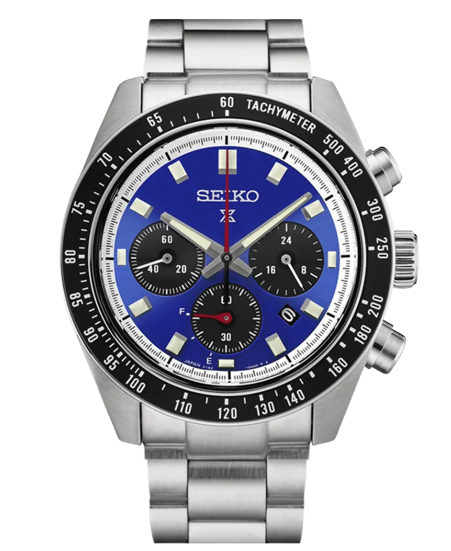 Urx SSC931 Seiko Prospex Speedtimer Blå/Stål 41.4 mm - Bild 1
