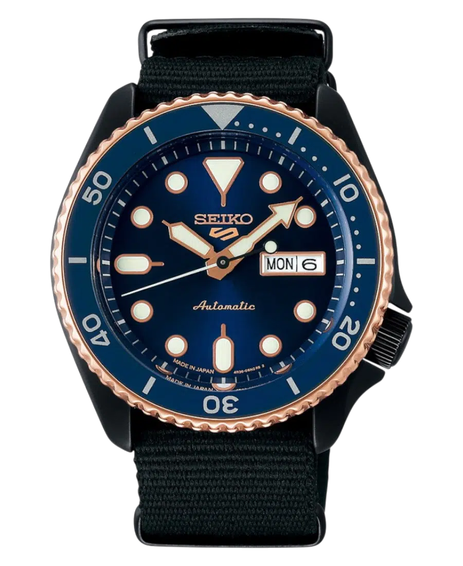 SBSA098 Seiko 5 Sports Automatic Blue/Black Nylon 42.5mm - Bild 1