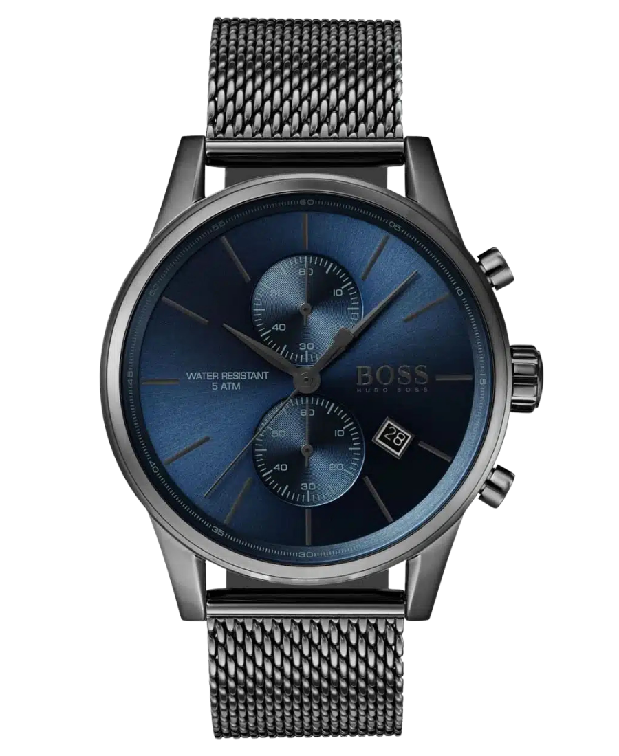 1513677 Hugo Boss Jet Herrklocka 41 mm med Grått Stålarmband - Bild 1