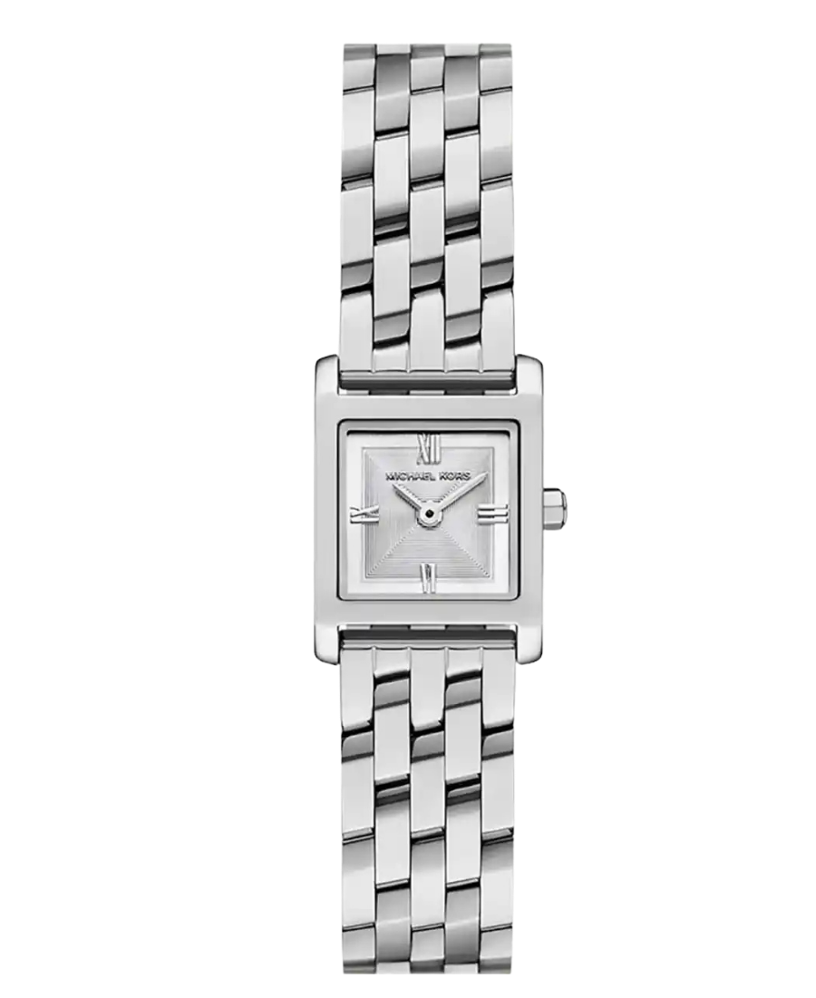 MK4933 1 Michael Kors Micro Georgie Silver-Tone Watch – Elegant Damklocka 19 mm - Bild 1