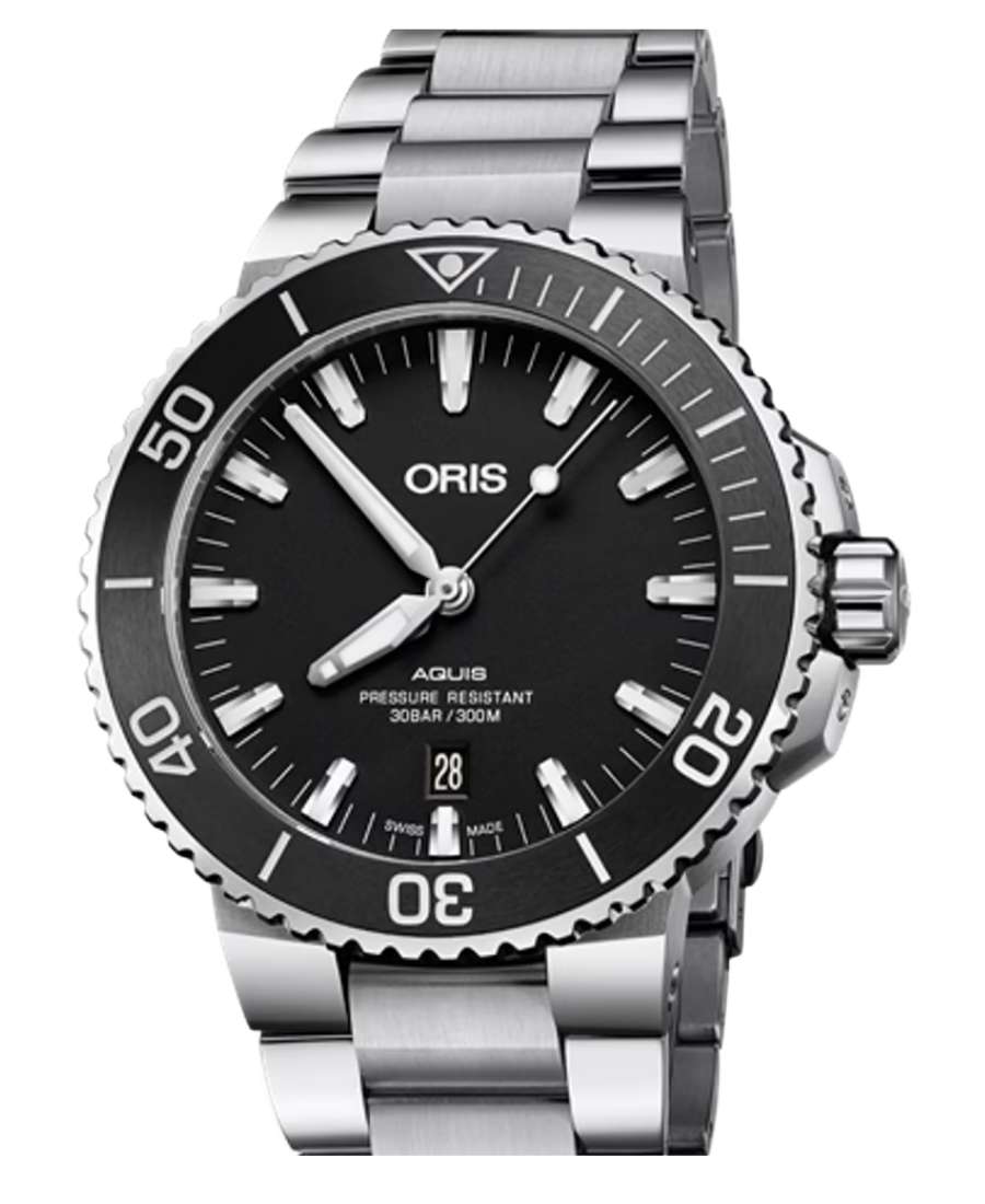01 733 7730 4154 07 8 24 05PEB Oris Aquis Date Herrklocka 43.5 mm 01 733 7730 4154 07 8 24 05 PEP - Bild 1