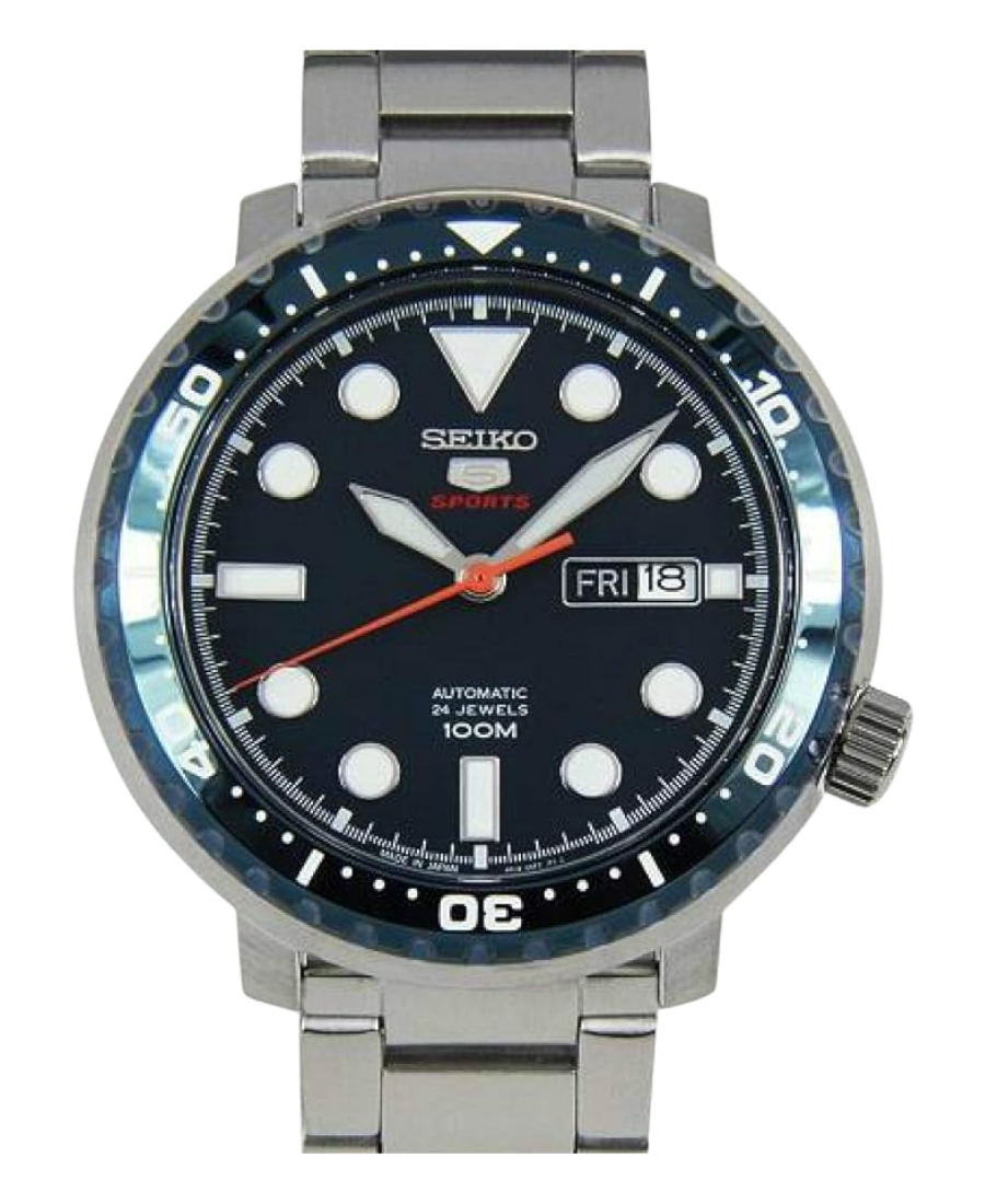SRPC63 Seiko 5 Sports SRPC63J1 Automatisk 45 mm approximately Blå Stål - Bild 1