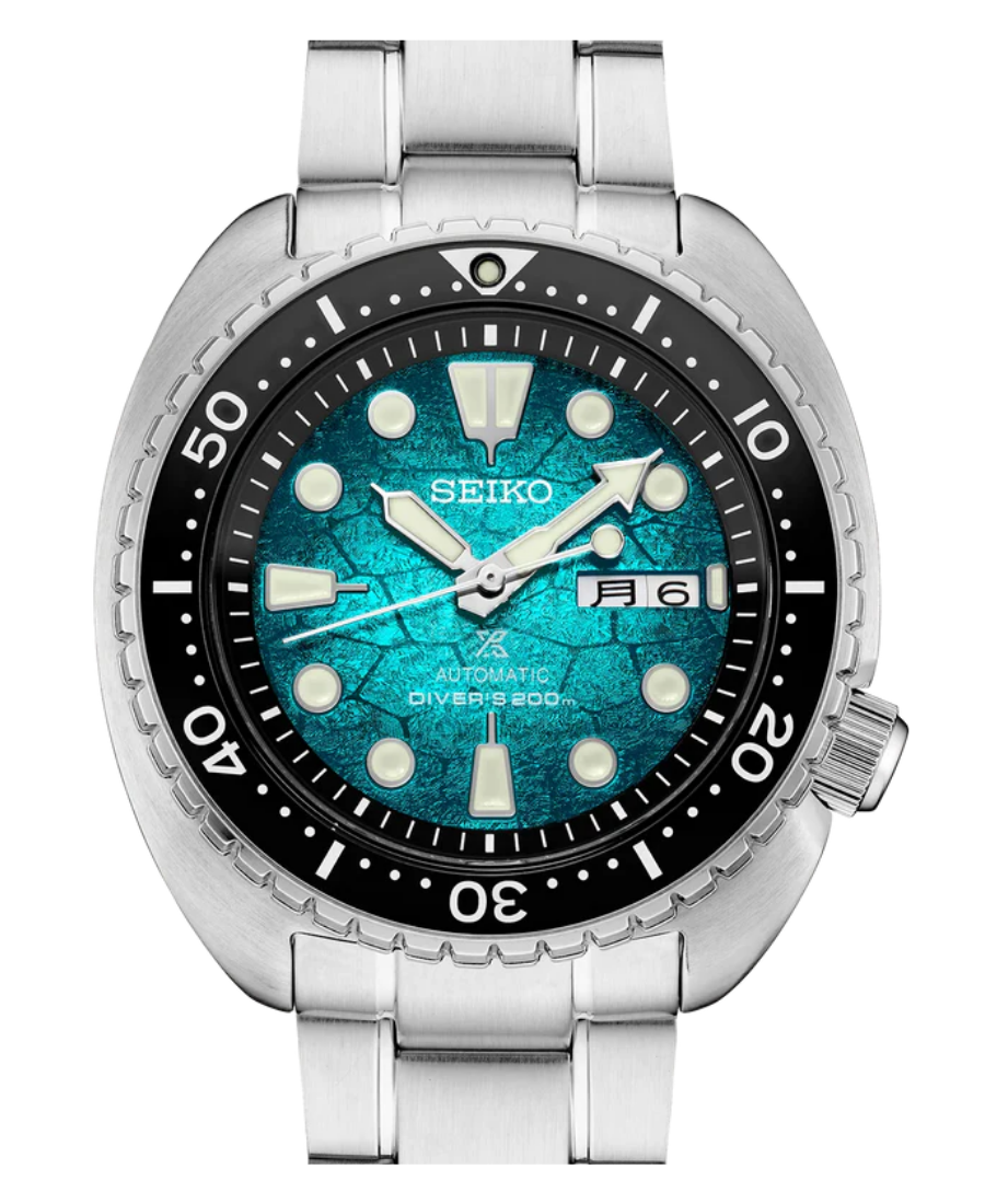 SRPH57 Seiko Prospex SRPH57 King Turtle Save The Ocean 45mm Automatisk Dykarklocka Grön Stål - Bild 1
