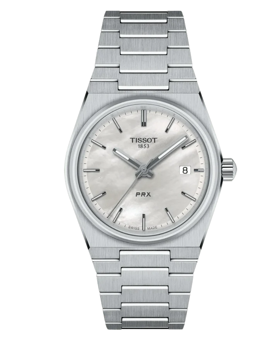 Urx T137.210.11.111.00 Tissot PRX 35mm Quartz Herrklocka Stål MOP – T137.210.11.111.00 - Bild 1