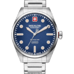 SWISS MILITARY Blå/Stål 42 mm 06-5345.7.04.003