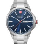 SWISS MILITARY Blå/Stål 45 mm 06-5346.04.003