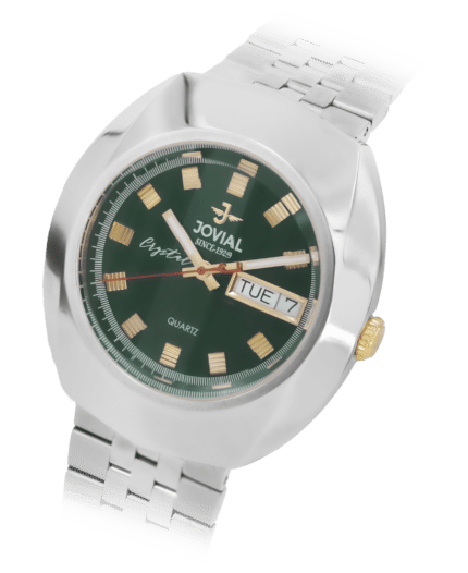Jovial Silver Klocka 1524 GSMQ 09 E - 40 MM
