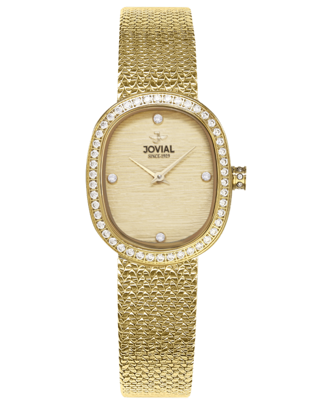 Jovial Guld Klocka 1532 LGMQ 07 E - 26,5 x 31,5 MM