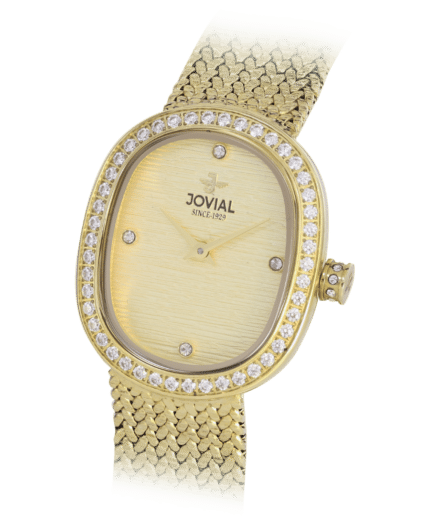 Jovial Guld Klocka 1532 LGMQ 07 E - 26,5 x 31,5 MM