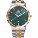 Jovial Grön/Stål 42 mm 5042GAMQ09E