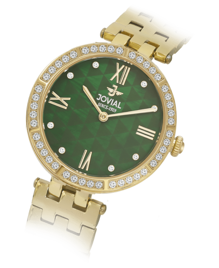 Jovial Gul Klocka 9179 LGMQ 09 ZE - 34 MM
