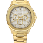 Jovial Vit/Stål 42*44 mm 9187GGMC01E