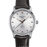 CERTINA DS-2 Automatisk Silver/Läder 40 mm C024.410.16.031.21