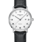 CERTINA DS Caimano Vit/Läder 39 mm C035.410.16.012.00