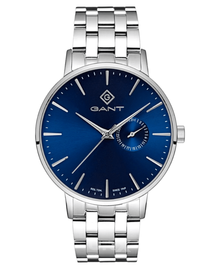 Gant Park Hill III Kvartsblå urtavla rostfritt stål armbandsur för män G105004