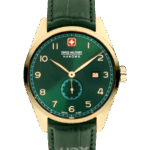 SWISS MILITARY Grön/Läder 42 mm SMWGB0000710