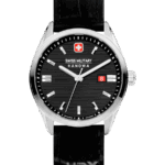 SWISS MILITARY Svart/Läder 40 mm SMWGB2200104