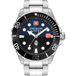 SWISS MILITARY Blå/Stål 44 mm SMWGH2200302