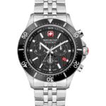SWISS MILITARY Svart/Stål 43 mm SMWGI2100701