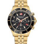 SWISS MILITARY Svart/Stål 42 mm SMWGI2100710