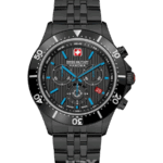 SWISS MILITARY Svart/Stål 43 mm SMWGI2100730