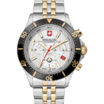 SWISS MILITARY Silver/Stål 42 mm SMWGI2100760