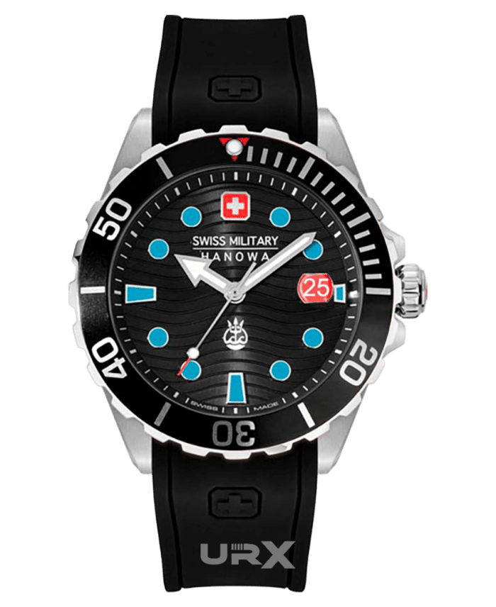 Swiss Military Hanowa Offshore Diver Svart/Plast 44 mm