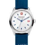 SWISS MILITARY Vit/Läder 35 mm SMWLB2200203