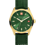 SWISS MILITARY Grön/Läder 37 mm SMWLB2200211